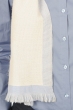 Cashmere accessoires neu tonnerre ciel ecru 180 x 24 cm