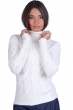 Cashmere kaschmir pullover damen rollkragen blanche off white 4xl