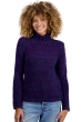 Cashmere kaschmir pullover damen rollkragen toxane deep purple nachtblau leuchtendes blau xs