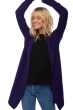 Cashmere kaschmir pullover damen strickjacken cardigan perla deep purple 2xl