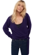 Cashmere kaschmir pullover damen v ausschnitt antalya deep purple 2xl
