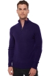 Cashmere kaschmir pullover herren polo donovan deep purple 4xl
