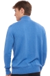 Cashmere kaschmir pullover herren polo henri blau meliert graubraun 3xl