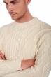 Cashmere kaschmir pullover herren rundhals acharnes natural ecru 2xl