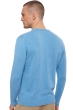 Cashmere kaschmir pullover herren v ausschnitt hippolyte 4f azurblau meliert 3xl