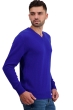 Cashmere kaschmir pullover herren v ausschnitt hippolyte 4f bleu regata m