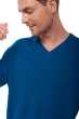 Cashmere kaschmir pullover herren v ausschnitt hippolyte 4f entenblau l