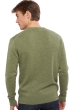 Cashmere kaschmir pullover herren v ausschnitt hippolyte 4f grun meliert 2xl