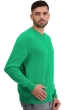 Cashmere kaschmir pullover herren zip kapuze tajmahal new green l