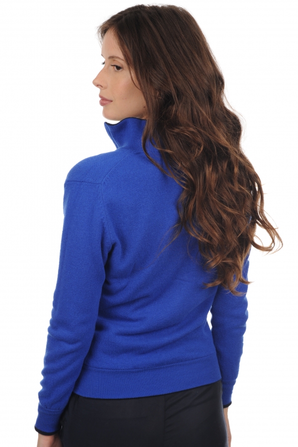 Cashmere kaschmir pullover damen strickjacken cardigan akemi nachtblau ultramarin 3xl