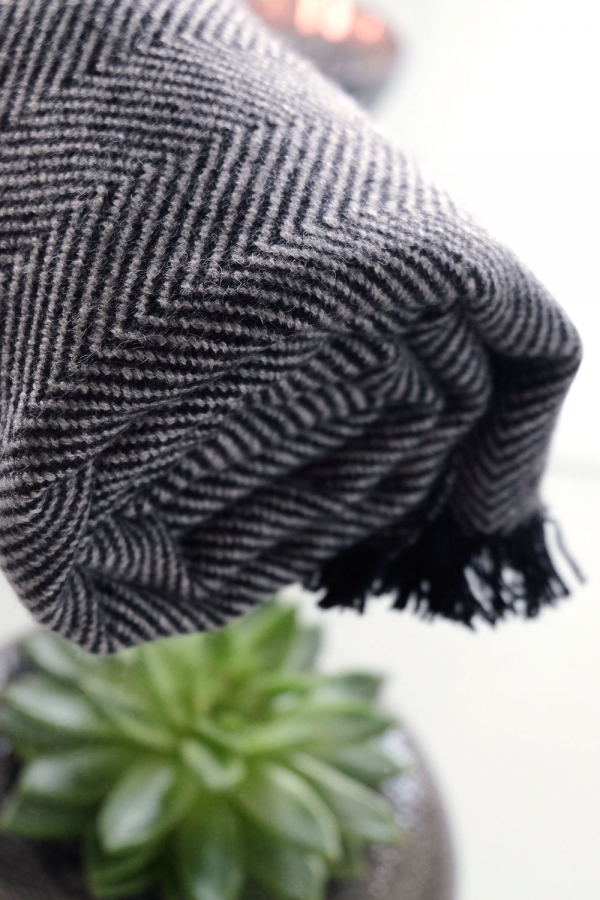 Cashmere kaschmir pullover herren erable 130 x 190 schwarz grau meliert 130 x 190 cm