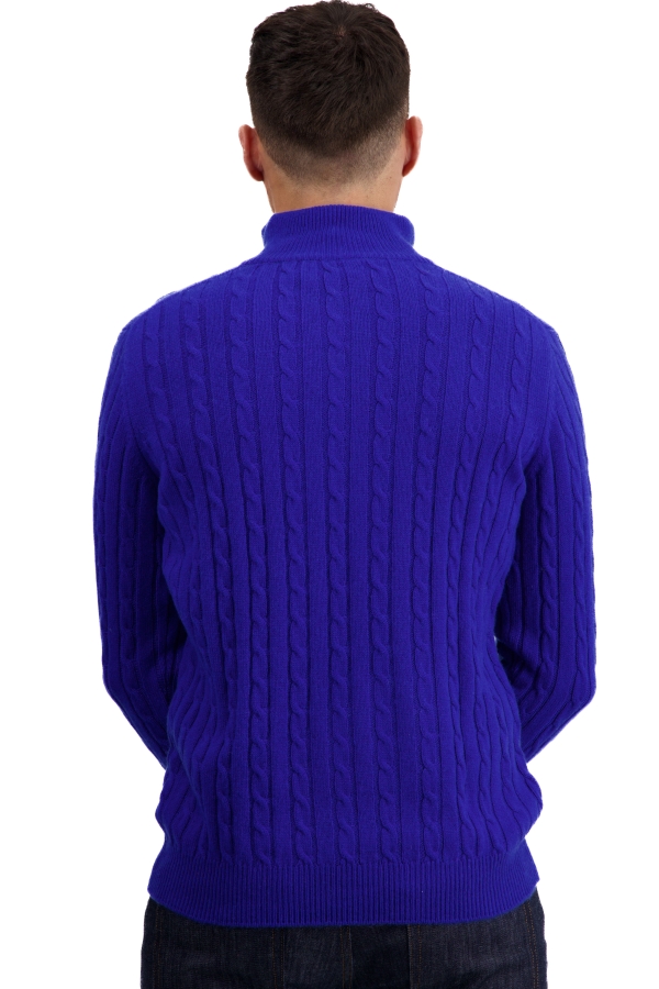 Cashmere kaschmir pullover herren polo taurus bleu regata 3xl