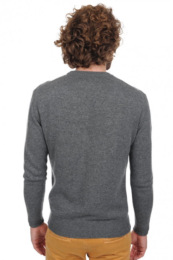 Cashmere kaschmir pullover herren rundhals nestor 4f premium premium graphite m