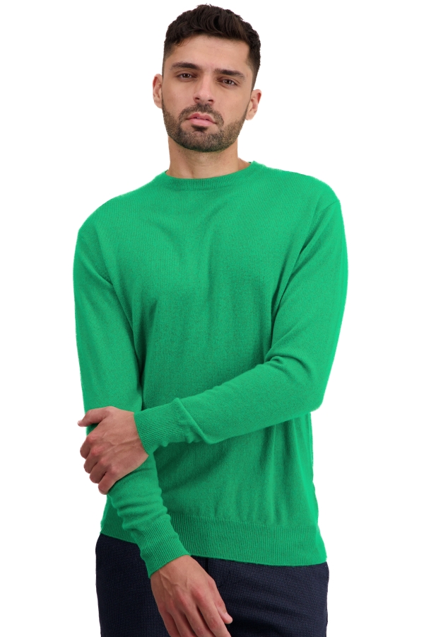 Cashmere kaschmir pullover herren rundhals nestor new green 3xl