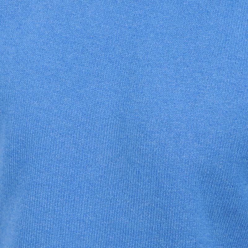 Cashmere kaschmir pullover damen rundhalsausschnitt zaia blau meliert 4xl