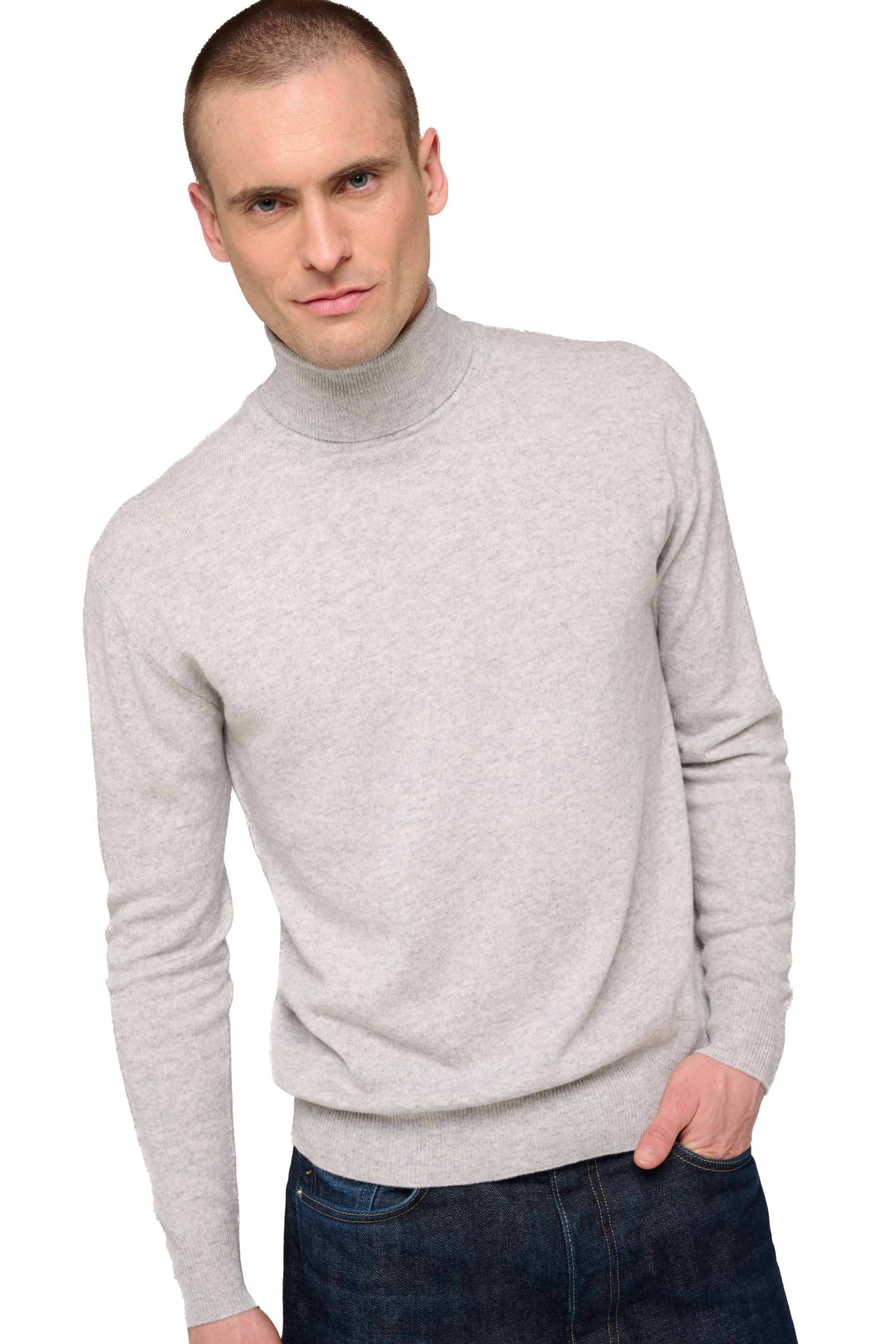Edgar aus Kaschmir Herren - Flanell meliert - Mahogany