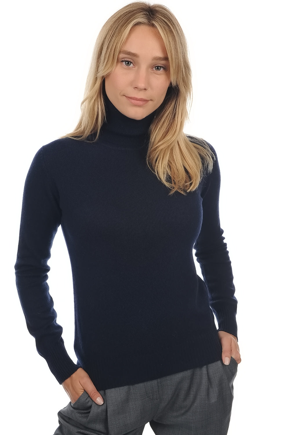Lili aus Kaschmir für Damen - dunkelmarineblau - Mahogany