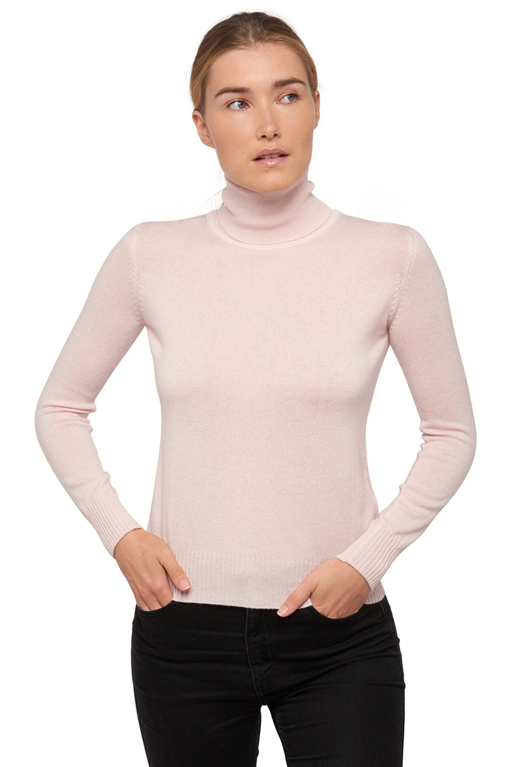 Lili aus Kaschmir für Damen - blassrosa - Mahogany