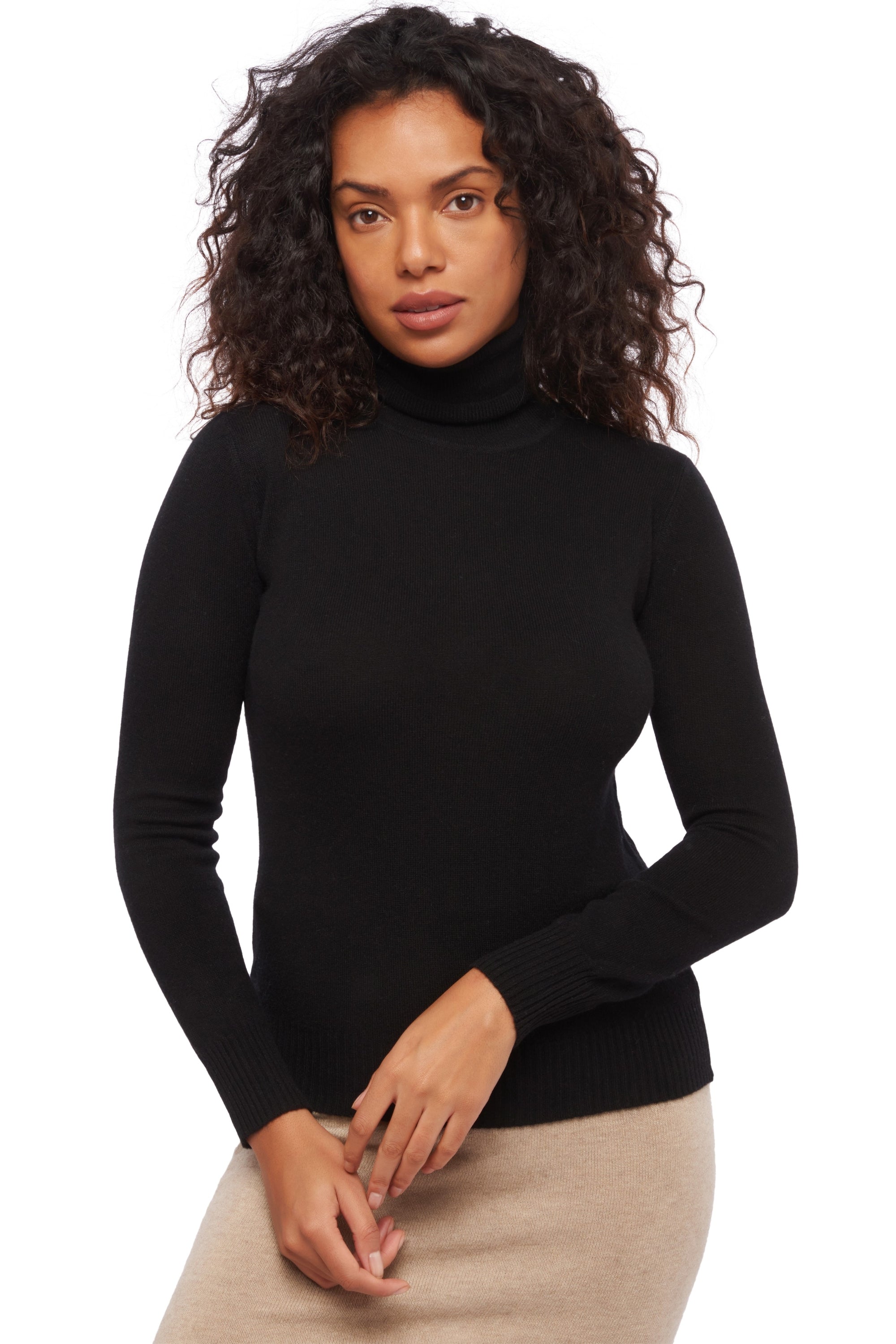 Lili aus Kaschmir für Damen - schwarz - Mahogany