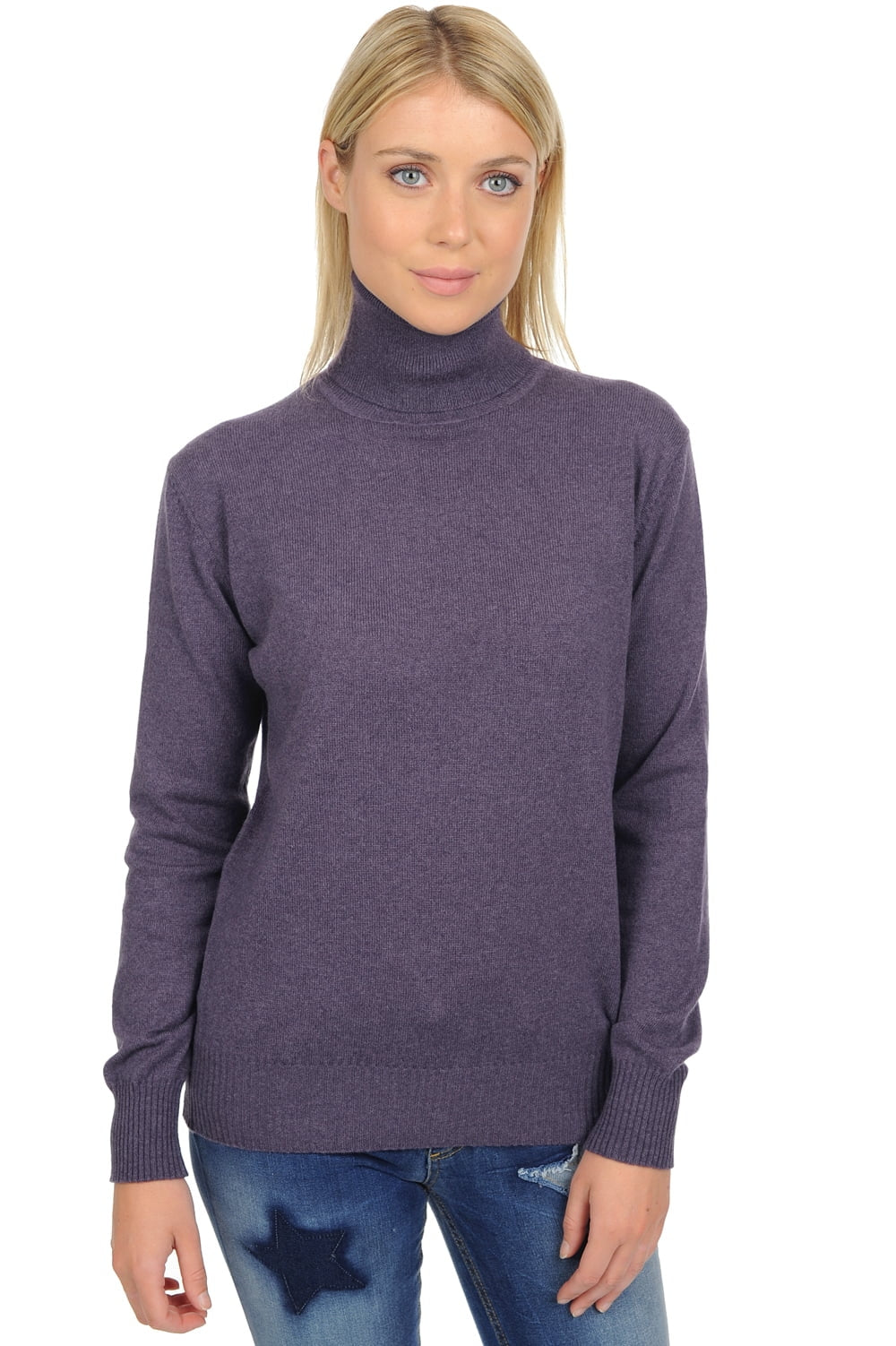 Lili aus Kaschmir für Damen - brombeere - Mahogany