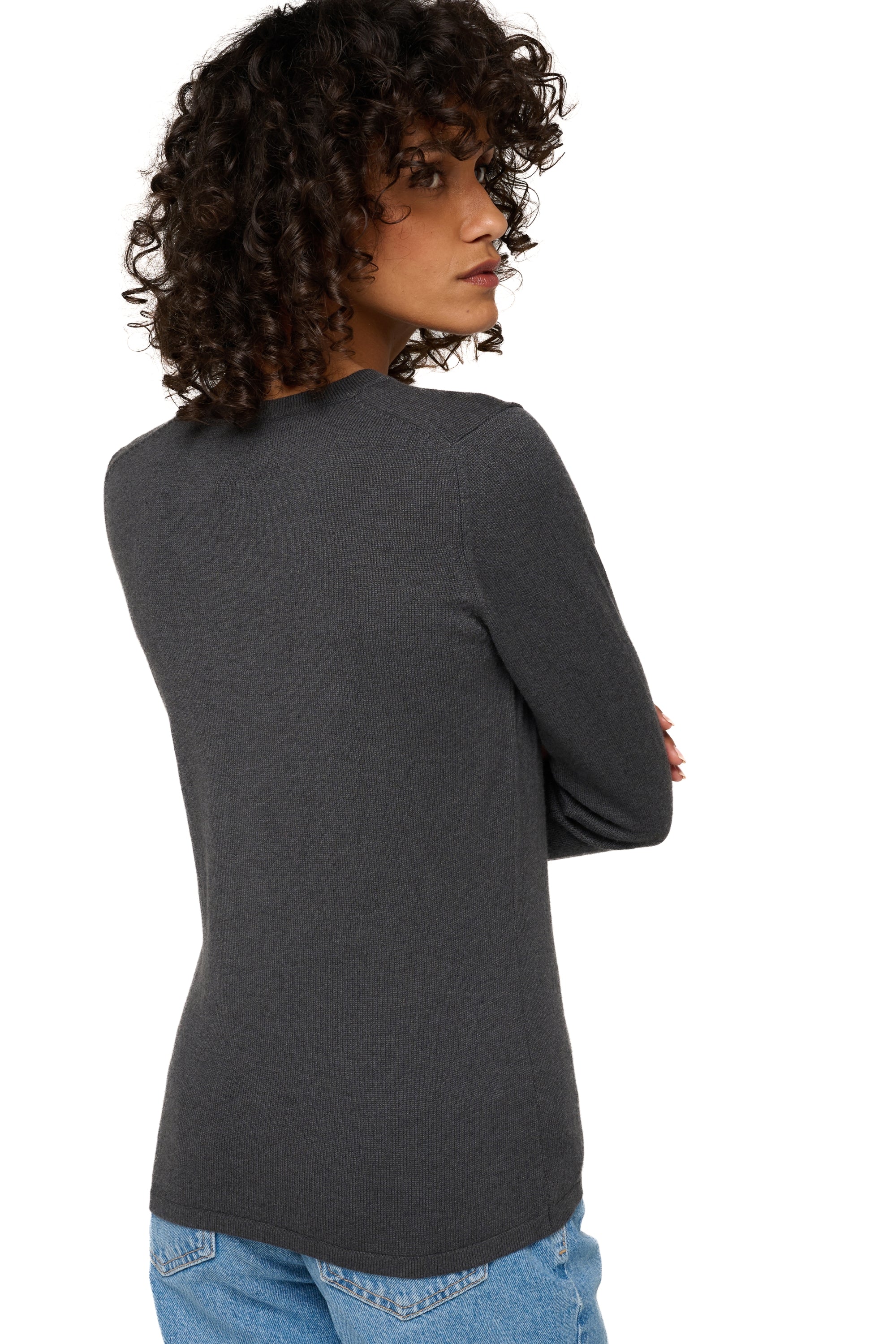 Emma aus Kaschmir Damen - Ansicht 3 - anthrazit - Mahogany