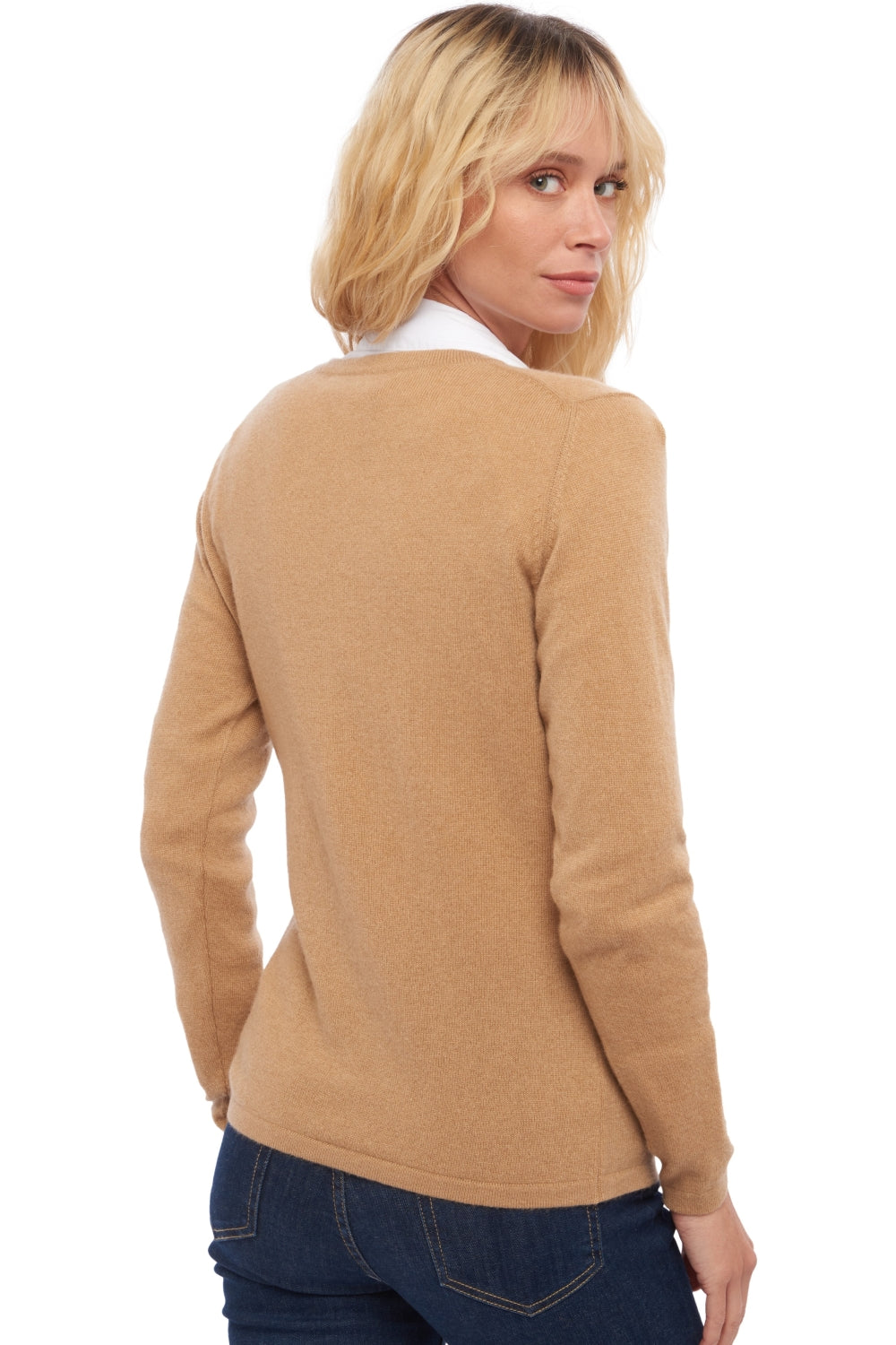 Emma aus Kaschmir Damen - Ansicht 1 - kamel - Mahogany