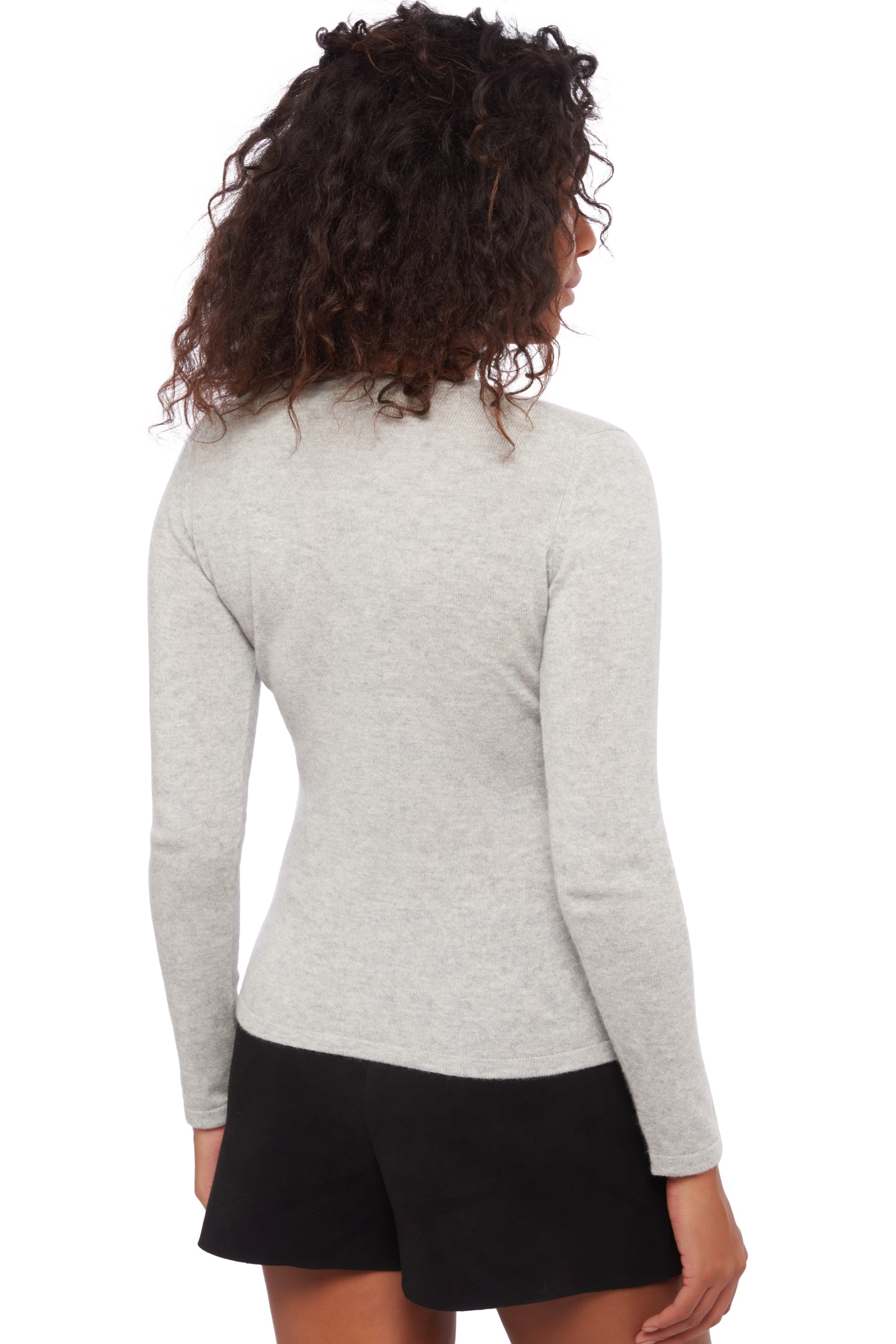 Emma aus Kaschmir Damen - Ansicht 1 - flanelle chiné - Mahogany