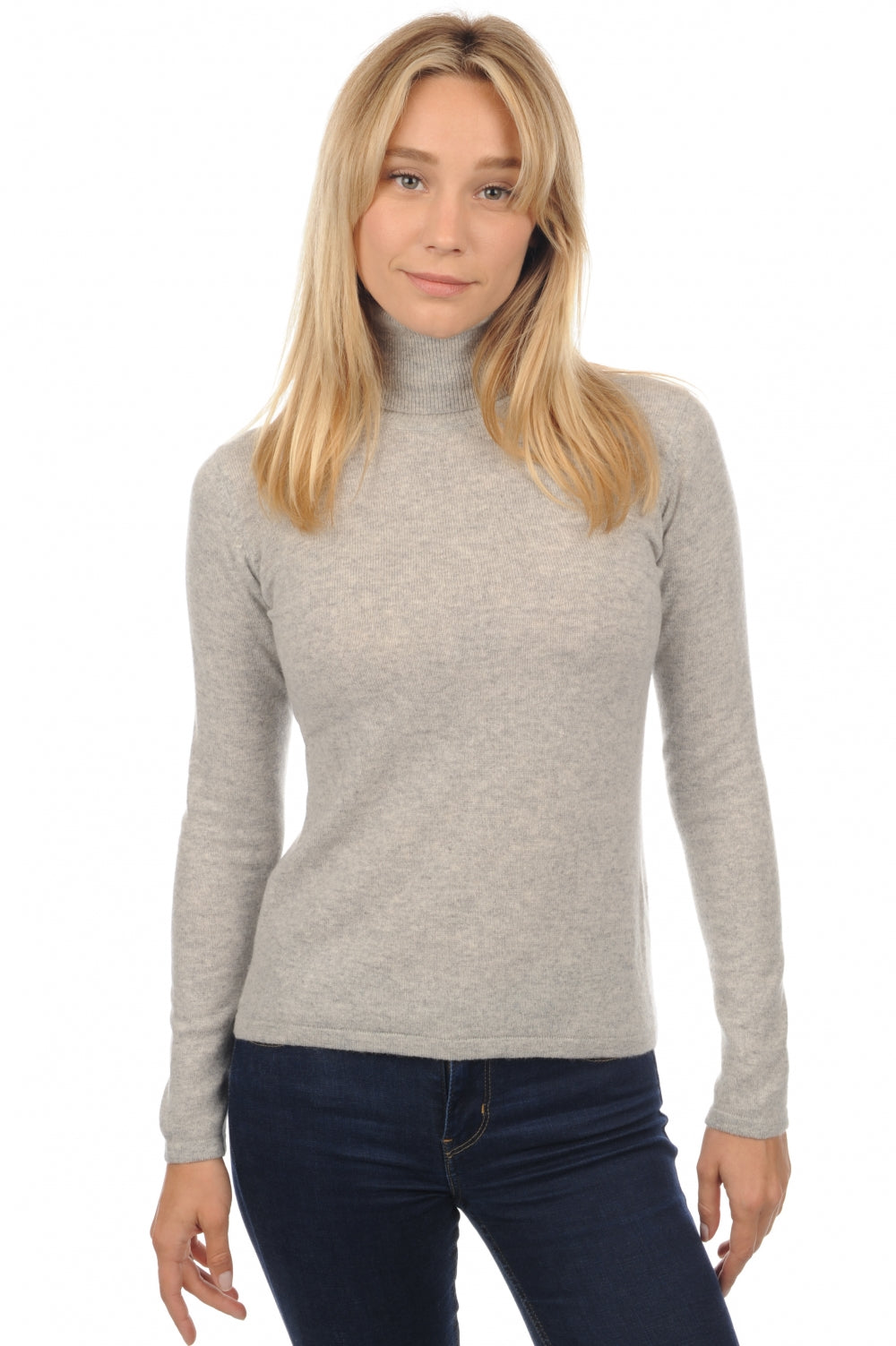 Jade aus Kaschmir für Damen - flanelle chiné - Mahogany