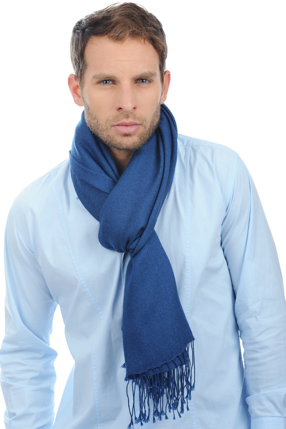 Diamant Kaschmir Unisex - preußischblau - Mahogany