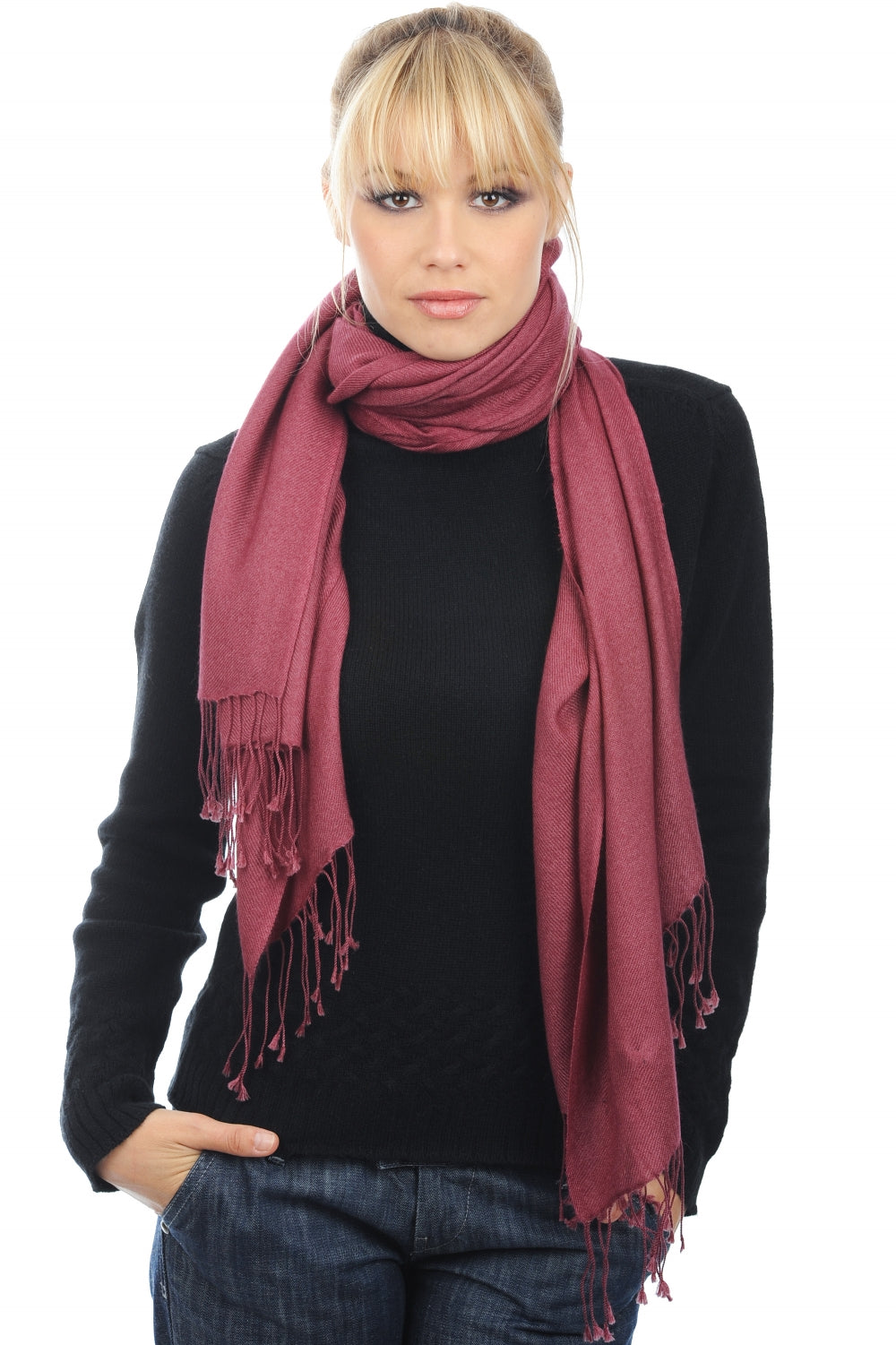 Diamant Kaschmir Unisex - rosenholz - Mahogany