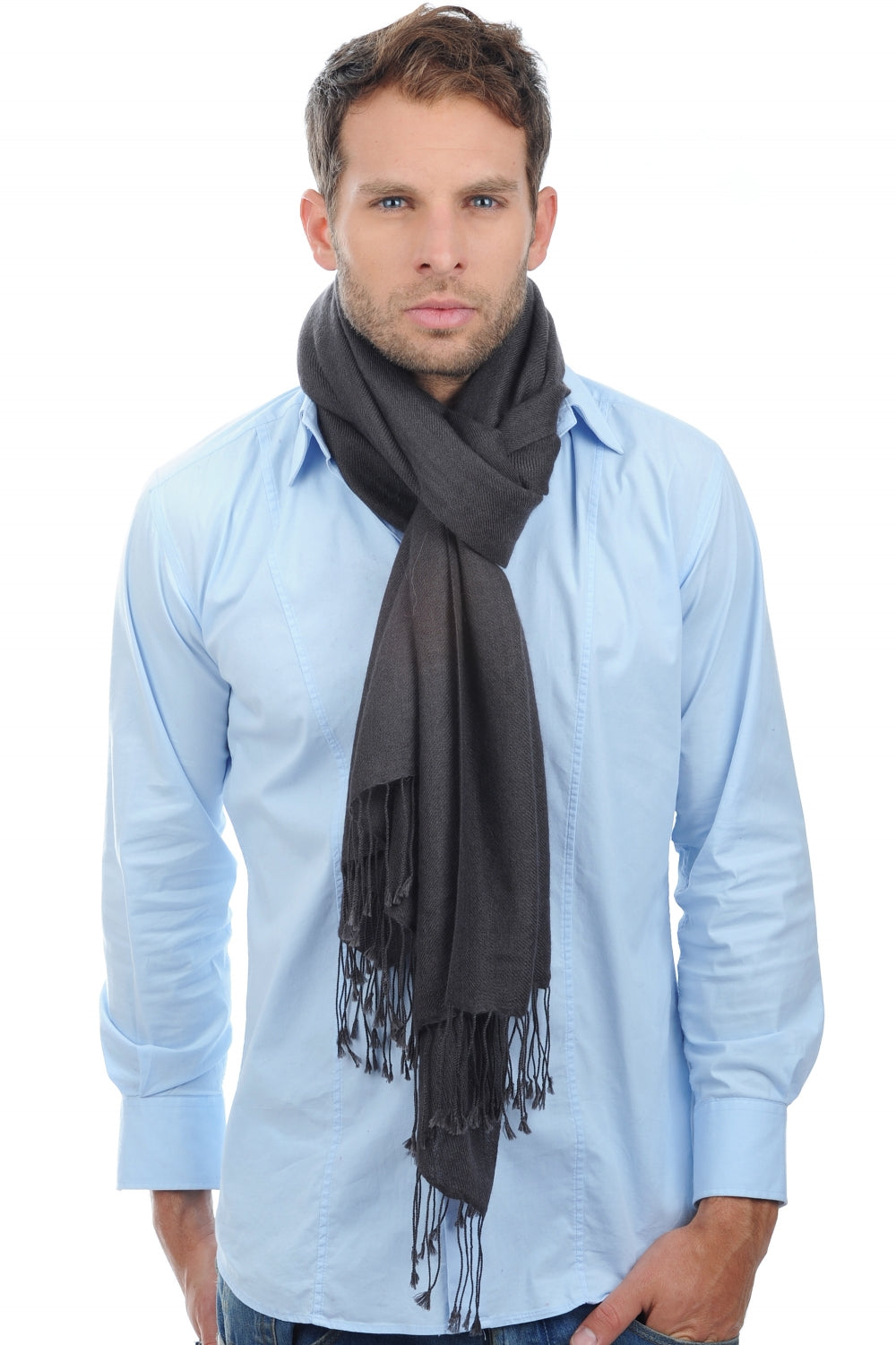 Diamant Kaschmir Unisex - carbon - Mahogany