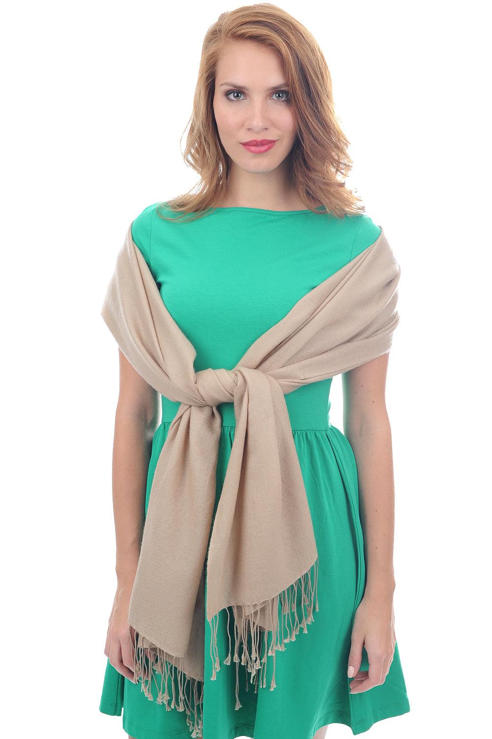 Diamant Kaschmir Unisex - beige - Mahogany