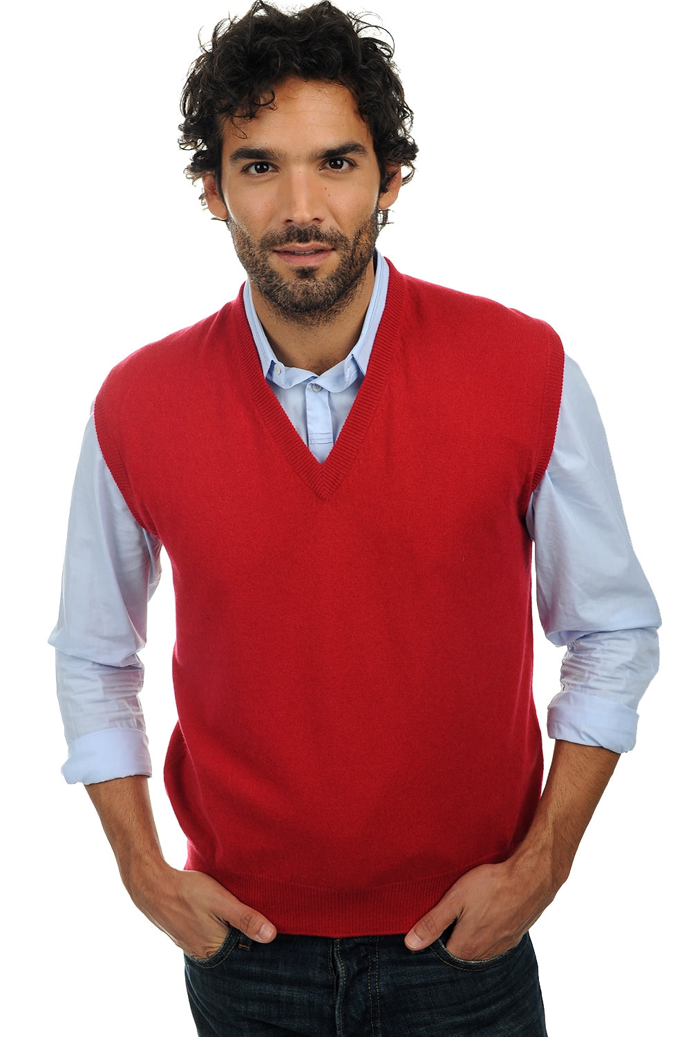 Balthazar aus Kaschmir für Herren - rouge velours - Mahogany