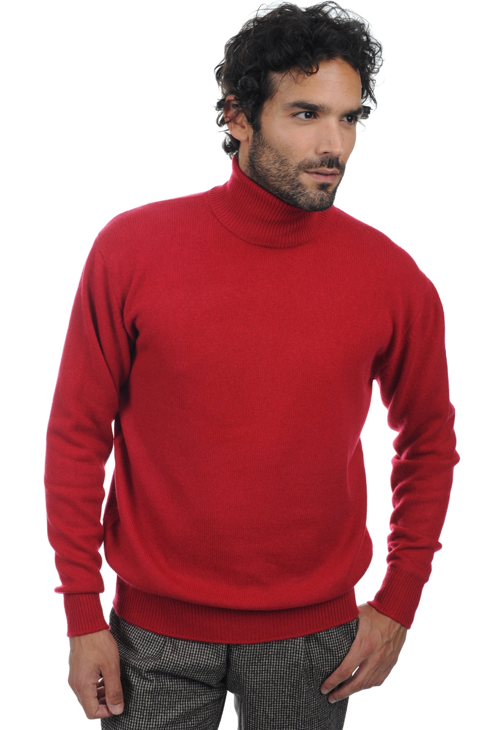 Edgar 4F aus Kaschmir für Herren - Samtrot - Mahogany