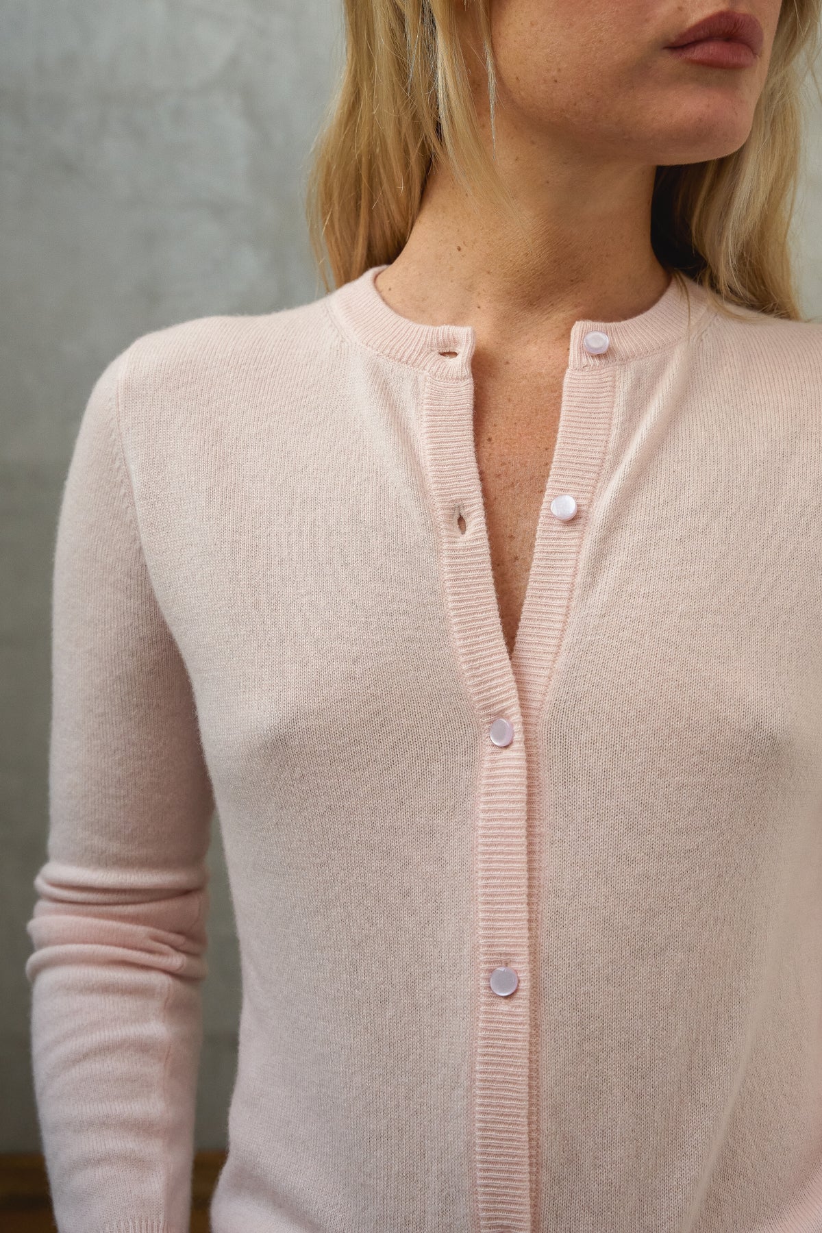 Chloe en cachemire femme - Vue 3 - rose pâle - Mahogany