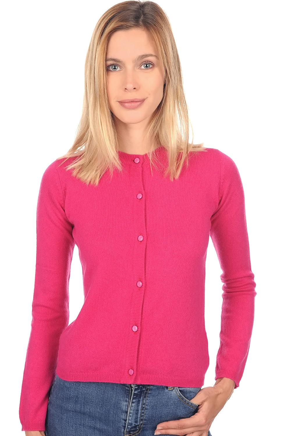 Chloe aus Kaschmir Damen - Fuchsia - Mahogany