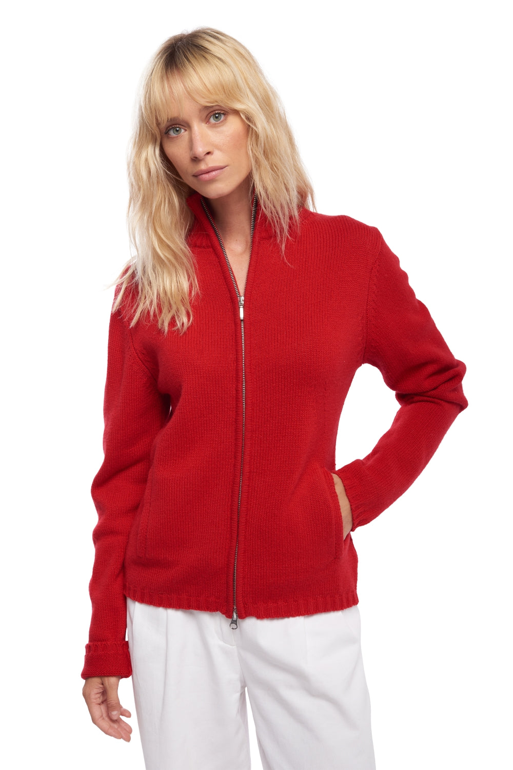Elodie aus Kaschmir für Damen - rouge velours - Mahogany