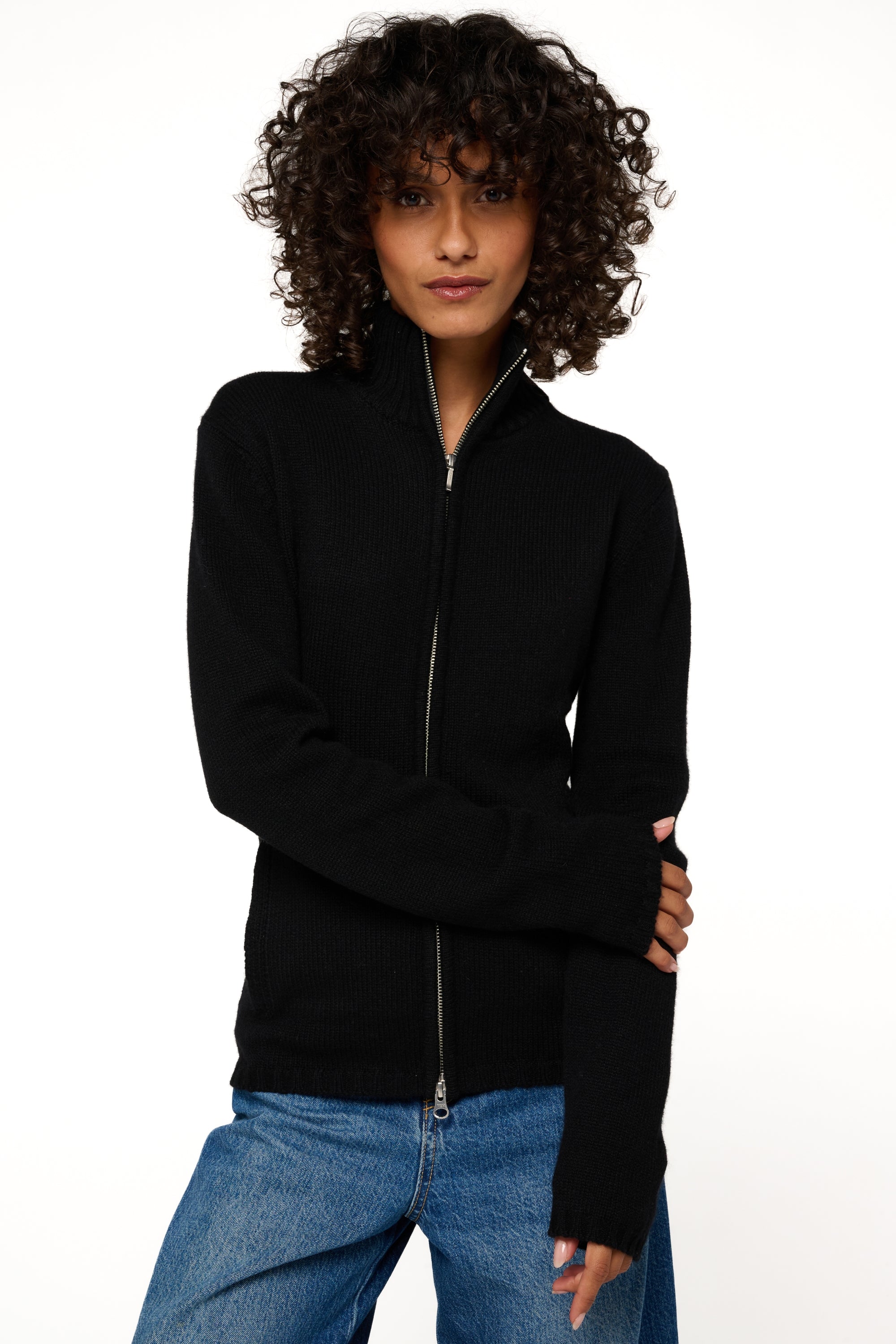 Elodie aus Kaschmir für Damen - noir - Mahogany