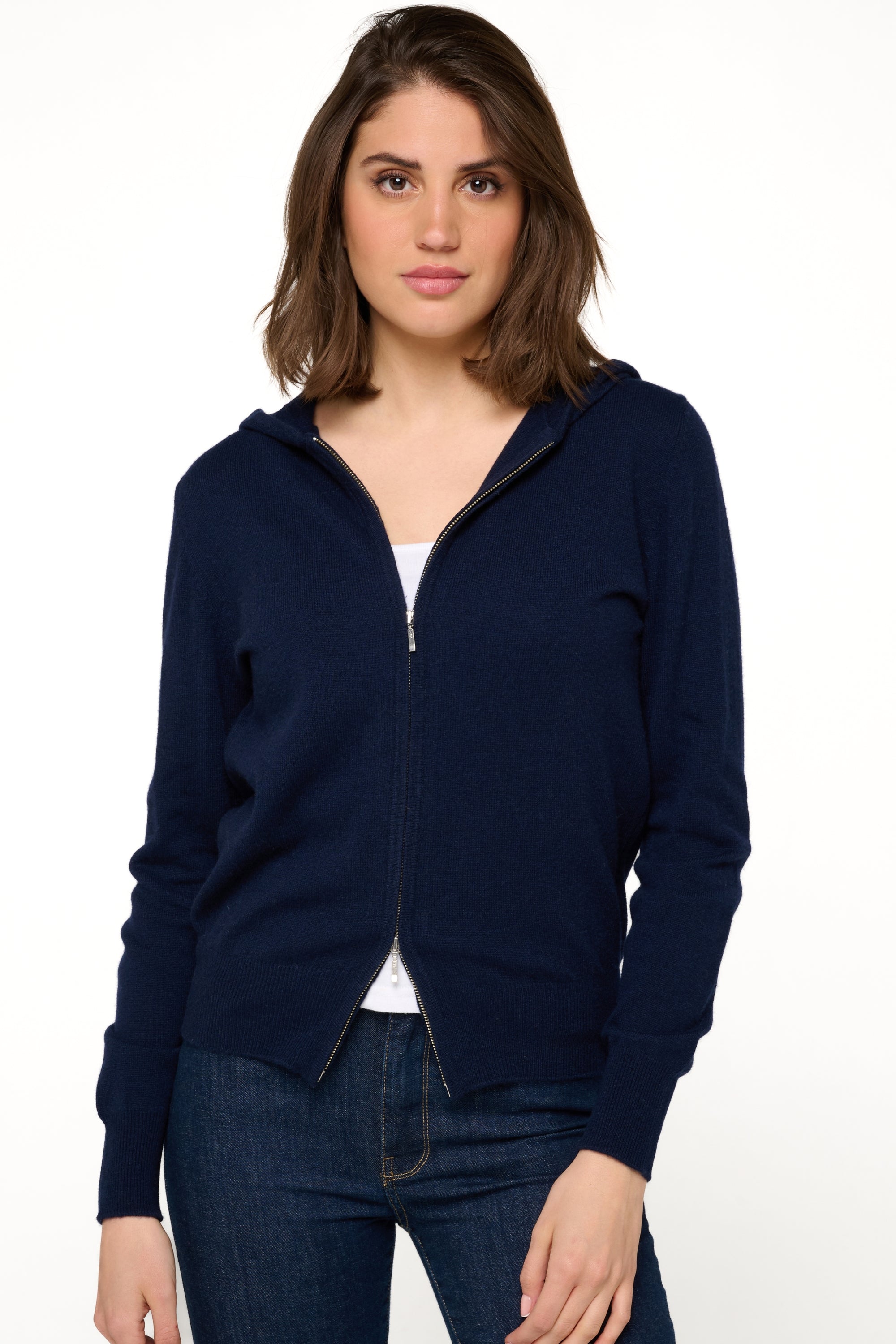 Louanne aus Kaschmir für Damen - Dunkelmarineblau - Mahogany
