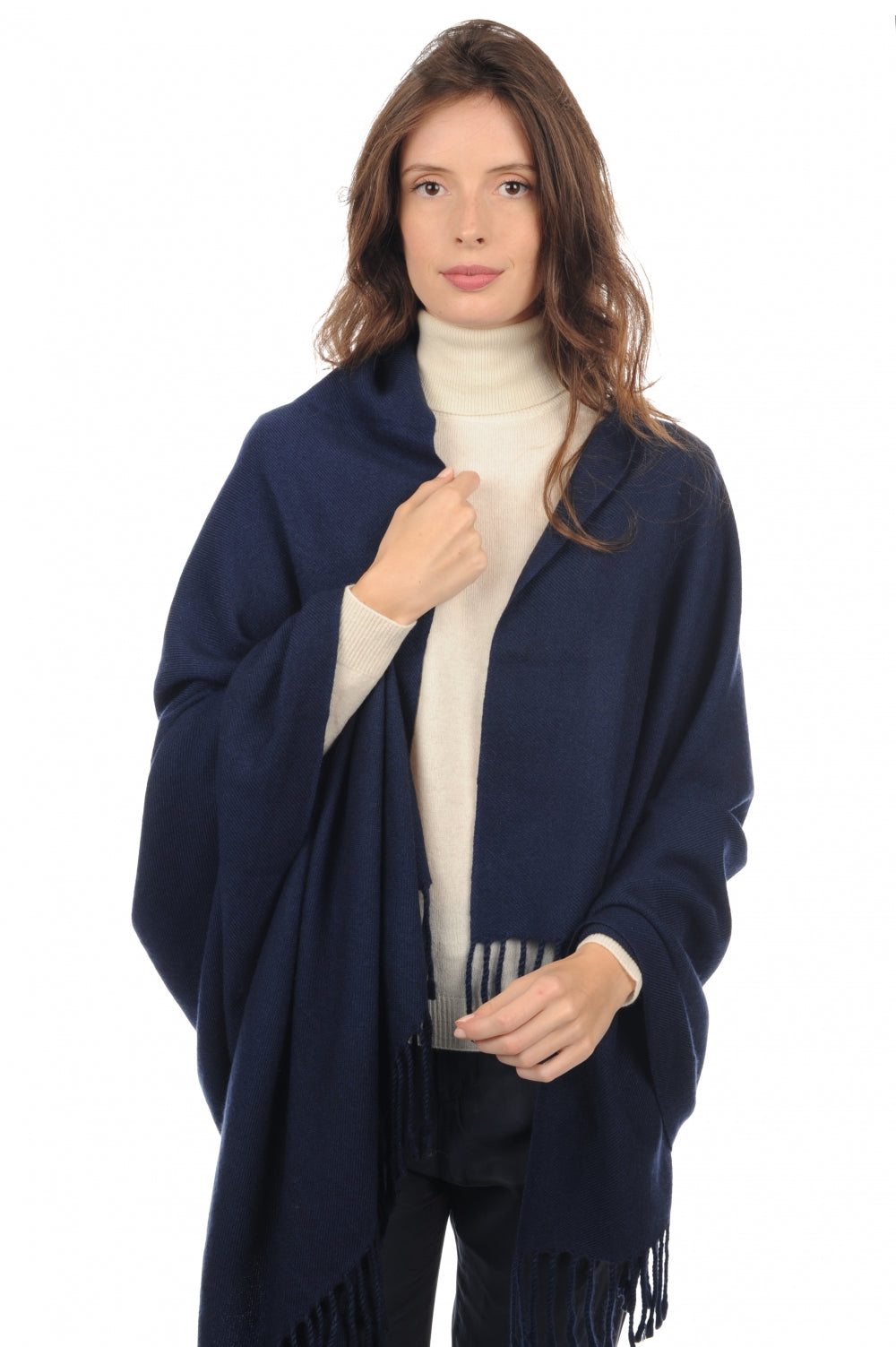 Niry aus Kaschmir Damen - Marineblau - Mahogany