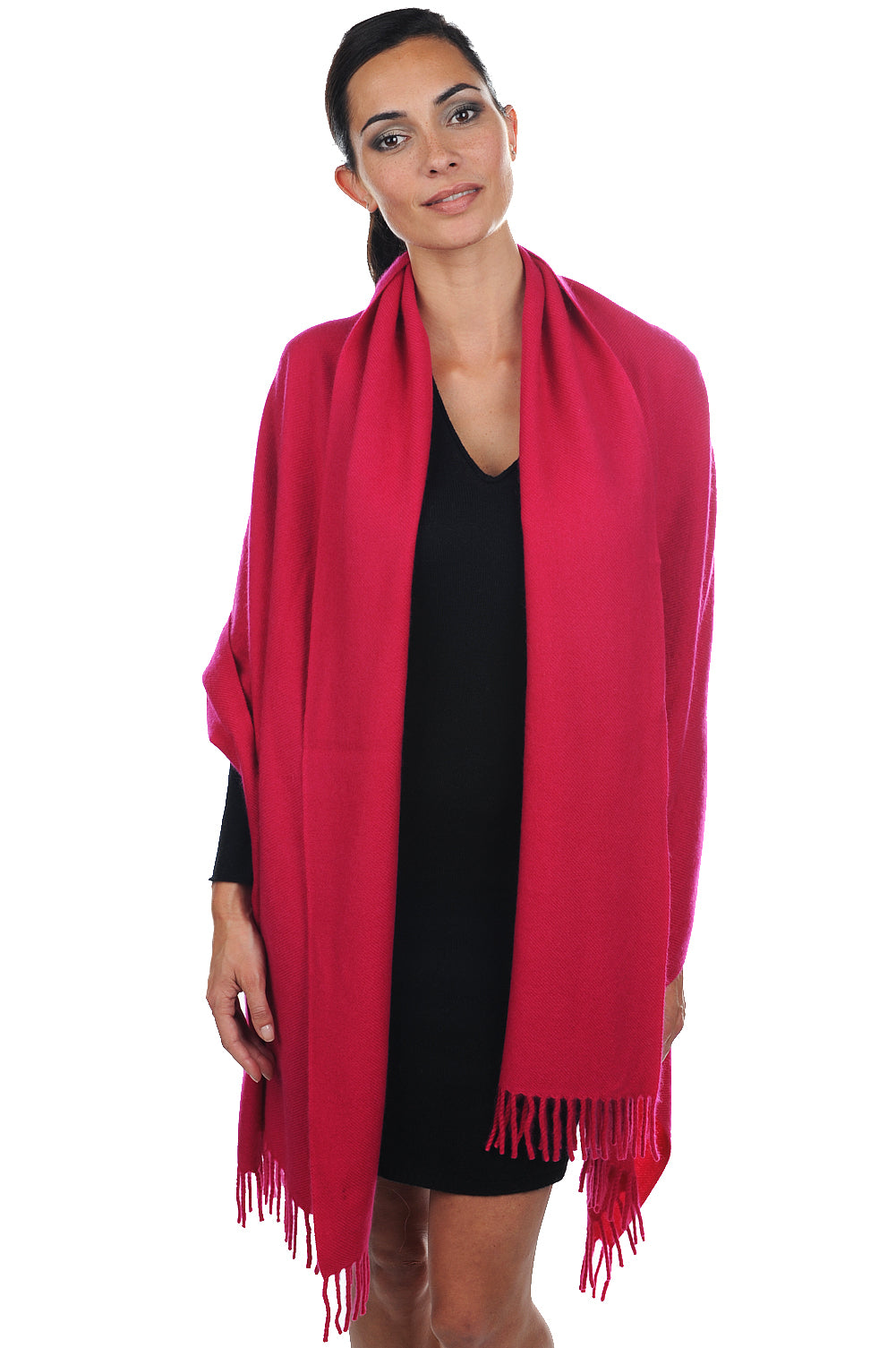 Niry aus Kaschmir Damen - Fuchsia - Mahogany