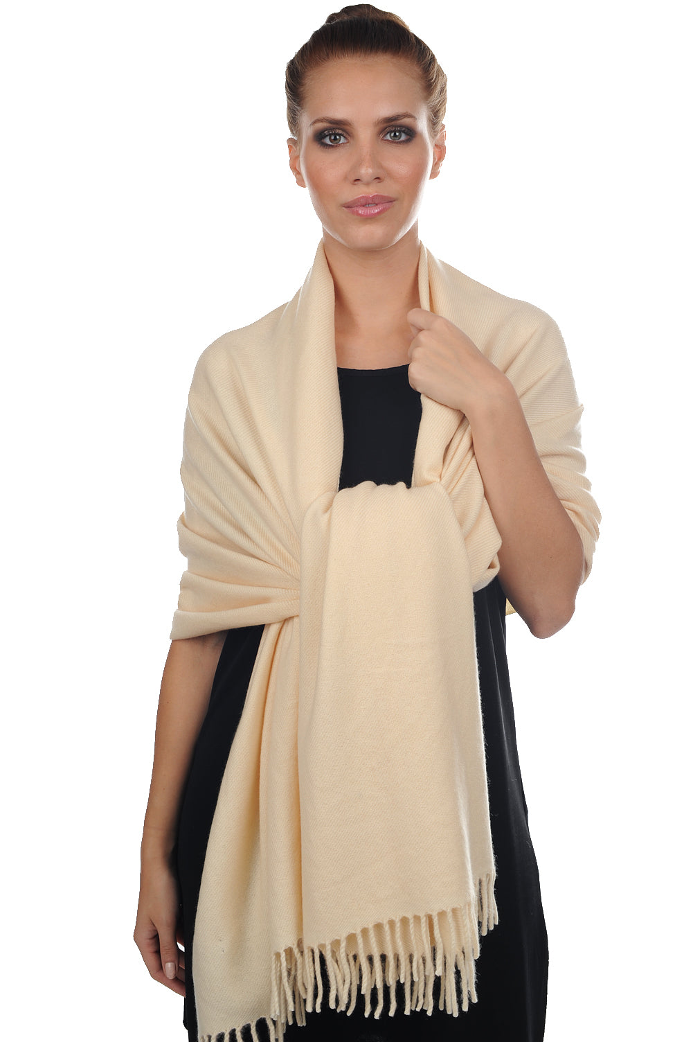 Niry aus Kaschmir Damen - Champagner - Mahogany
