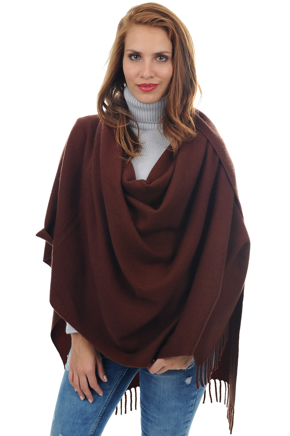 Niry aus Kaschmir Damen - Schokolade - Mahogany