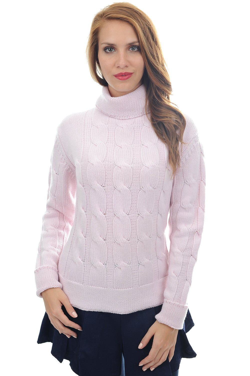 Blanche aus Kaschmir für Damen - Blassrosa - Mahogany