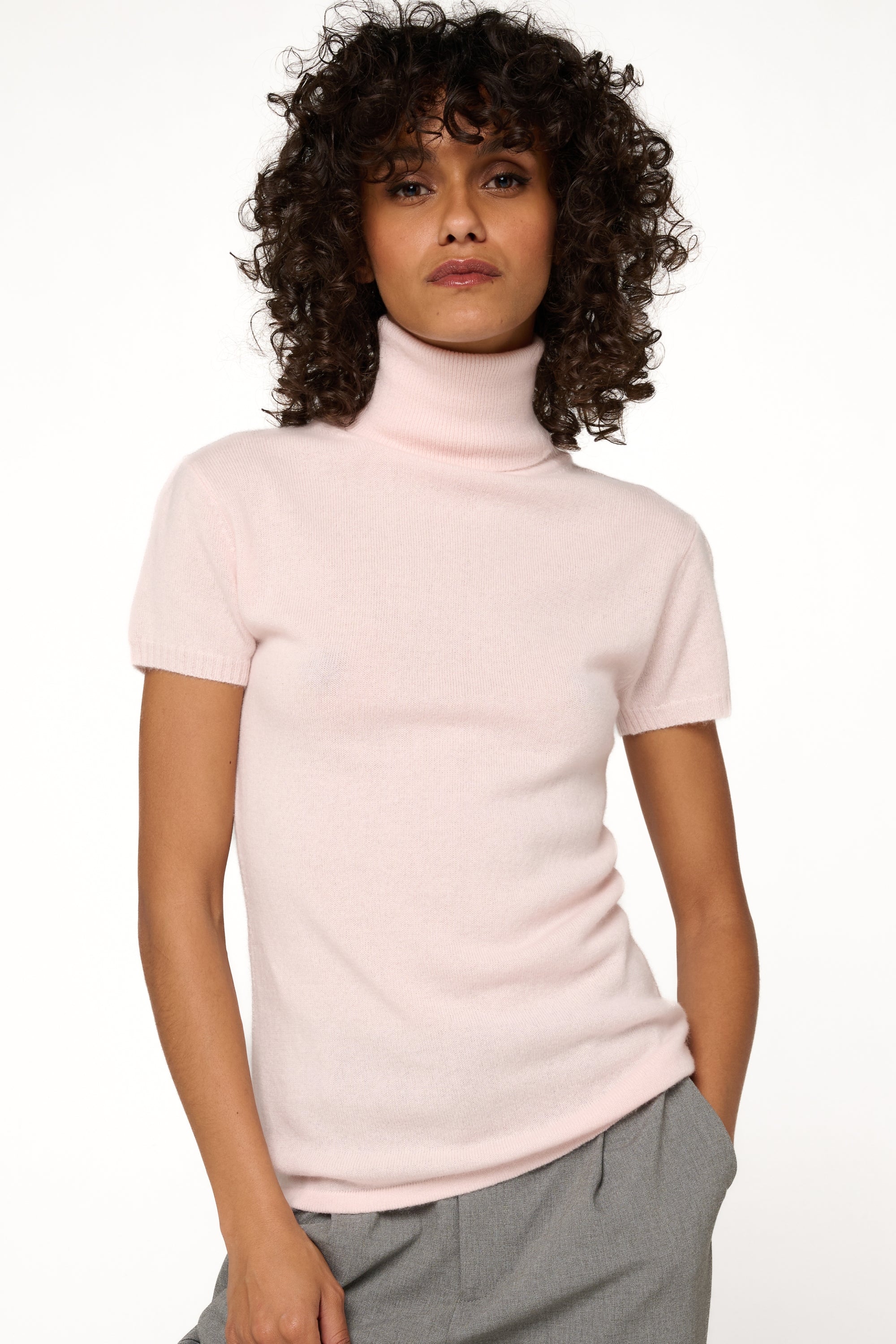 Olivia aus Kaschmir für Damen - blassrosa - Mahogany