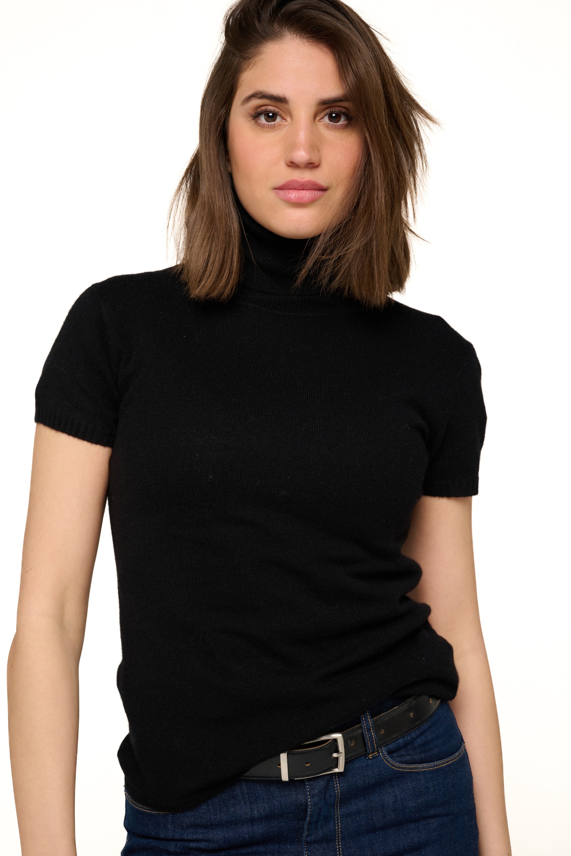 Olivia aus Kaschmir für Damen - schwarz - Mahogany