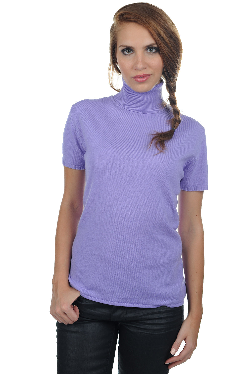 Olivia aus Kaschmir für Damen - sonniger Lavendel - Mahogany