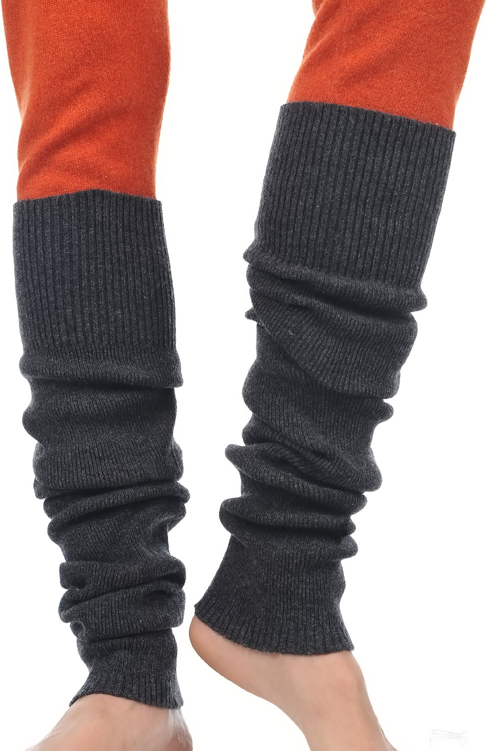 Kaschmirsocken, 100 % Kaschmir, Damen, normal / 2 und 4 Fäden, normale Strickart, Mahogany