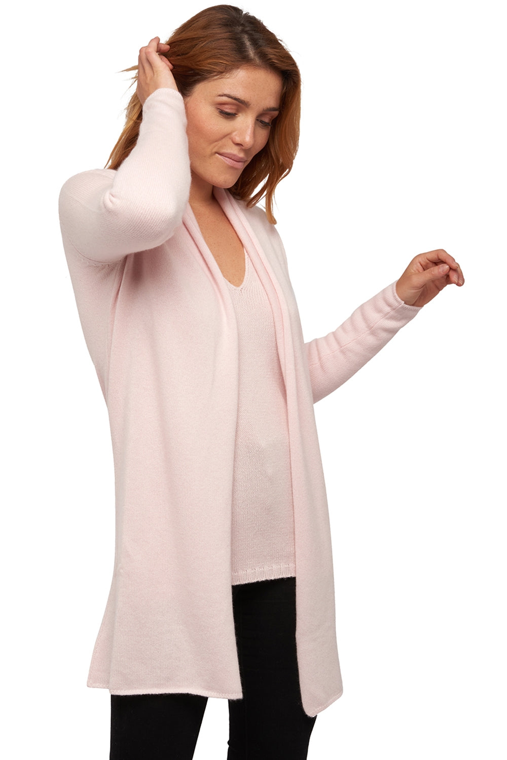Perla Kaschmirpullover Damen - Zartrosa - Mahogany