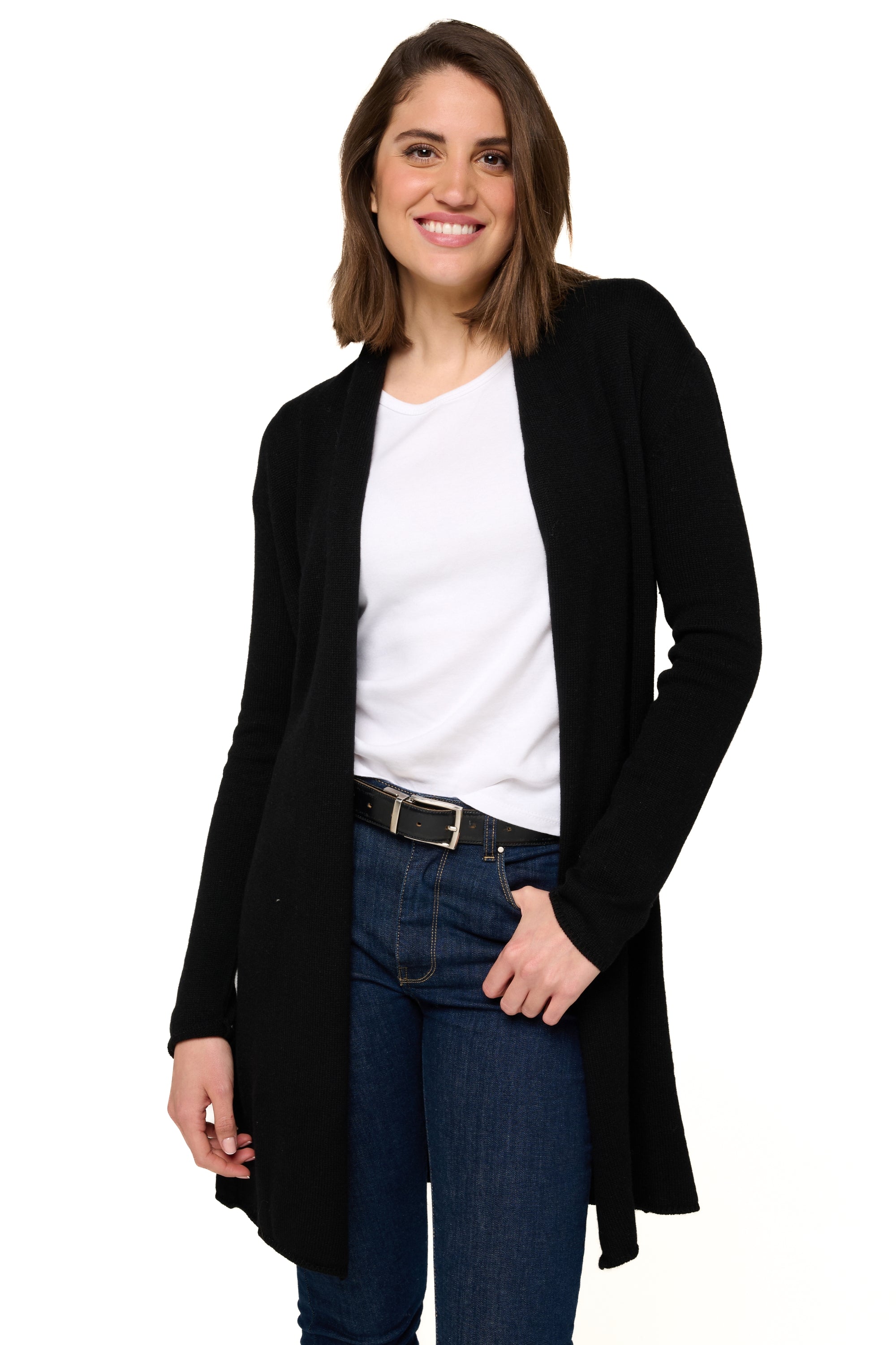 Perla Kaschmirpullover Damen - Schwarz - Mahogany